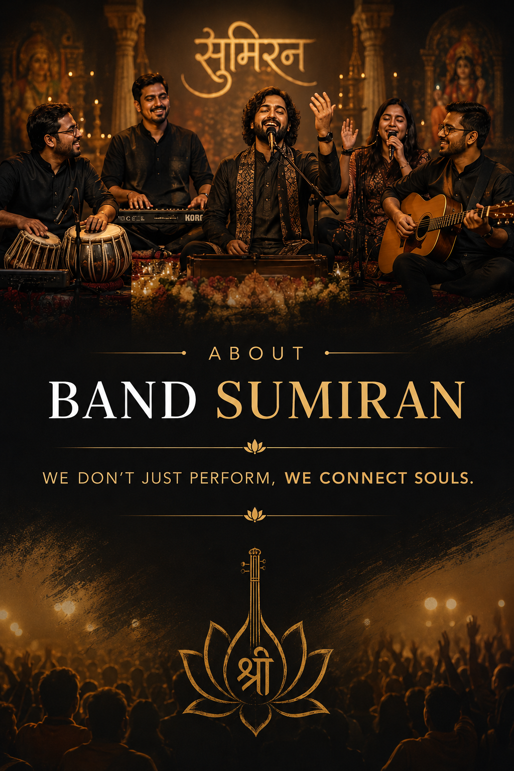 The Band Sumiran lead vocalist performing live